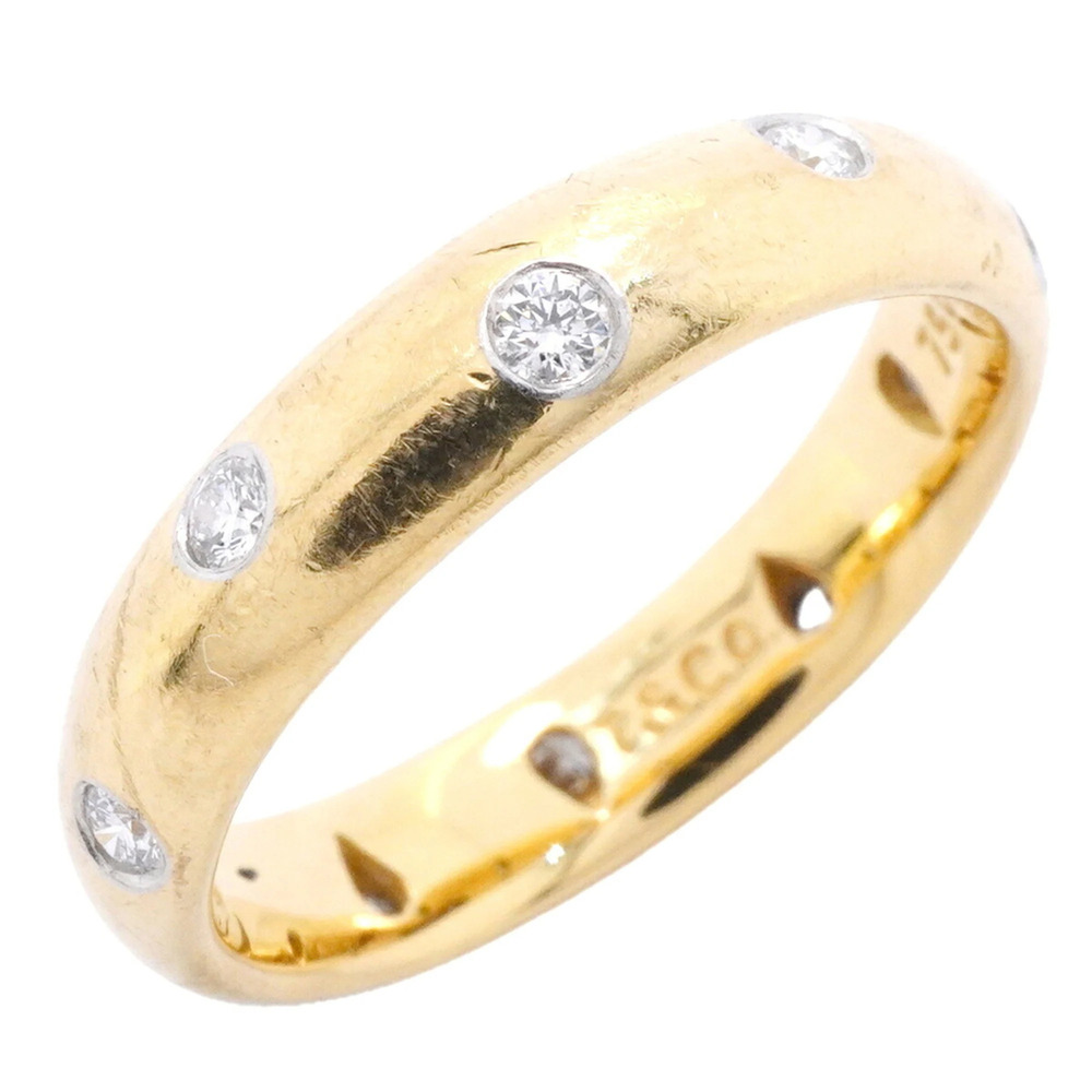 Tiffany & Co. Dots Ring, 18K Yellow Gold (KYG), Platinum (Pt950), Diamond, Si...